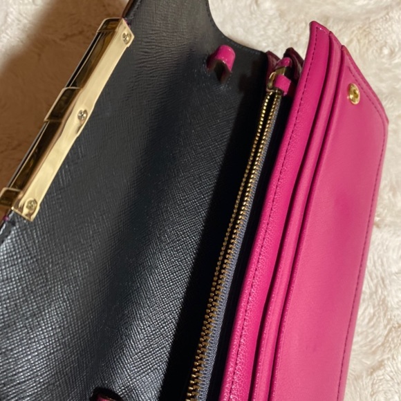 DVF Wallet Clutch Crossbody Purse - Picture 10 of 12